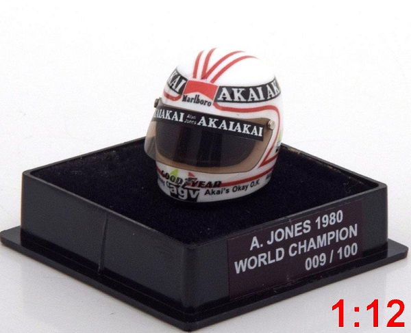 Модель 1:12 Williams Helm Weltmeister World Champions Collection (A.Jones) (L.E.100pcs)
